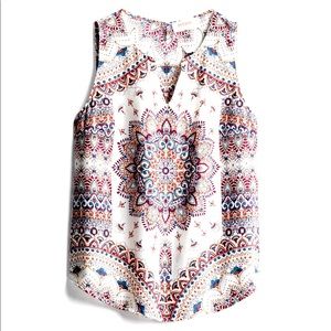 RENEE C - Jory Split Neck Top, XXL